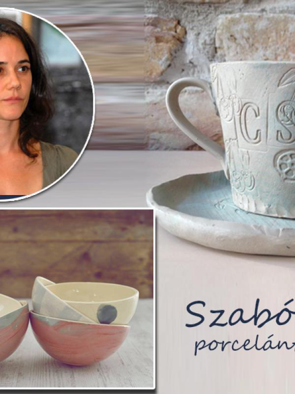 Boglári kézműves műhely - Szabó Éva porcelántervezővel